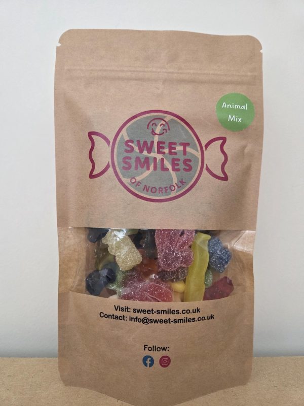 Animal shape gummy sweet pouch