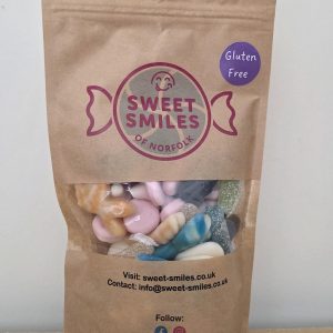 Gluten free fruit flavour sweet pouch